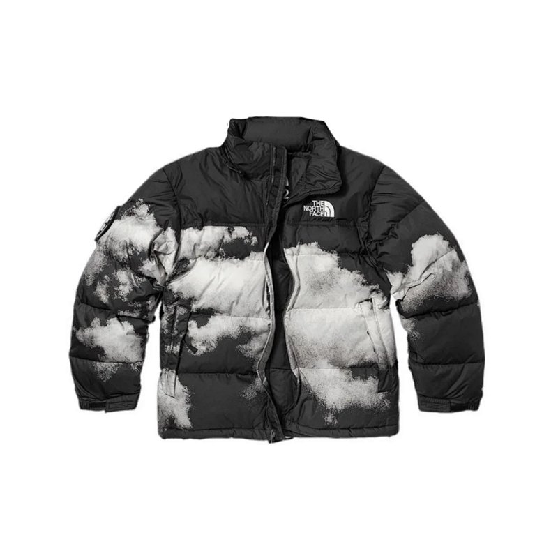 The North Face cloud print puffer