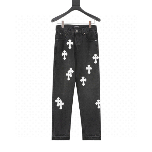 Chrome Hearts cross jeans