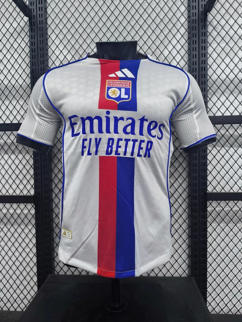 Lyon home football jersey