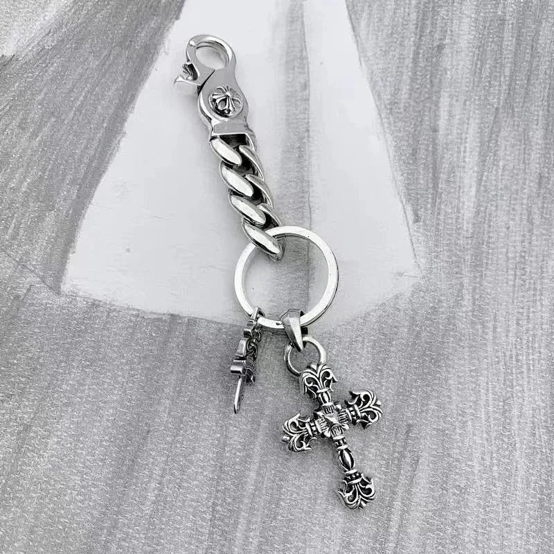 Chrome Hearts cross keychain