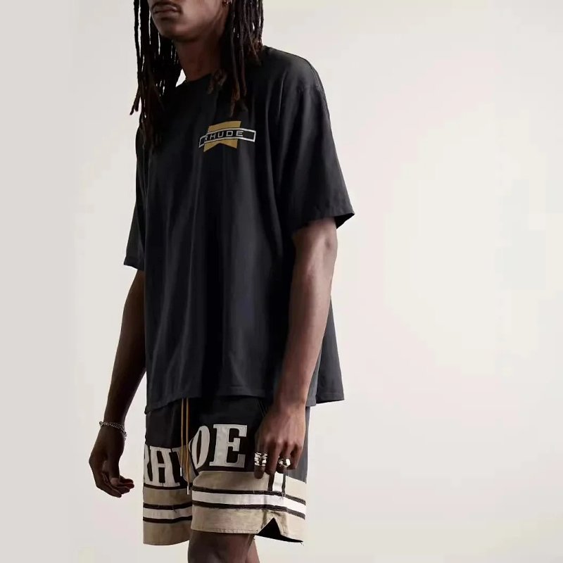 Black logo tee