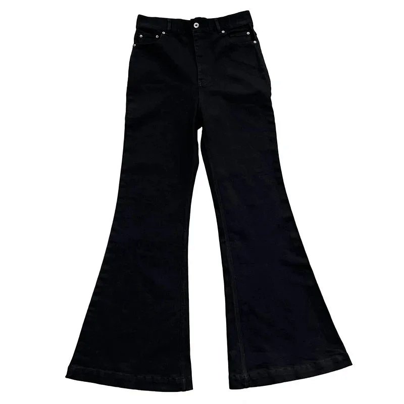 Black flared jeans