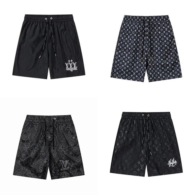 Patterned swim shorts