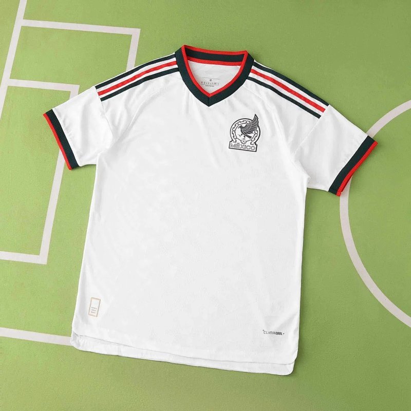 Mexico away white football jersey