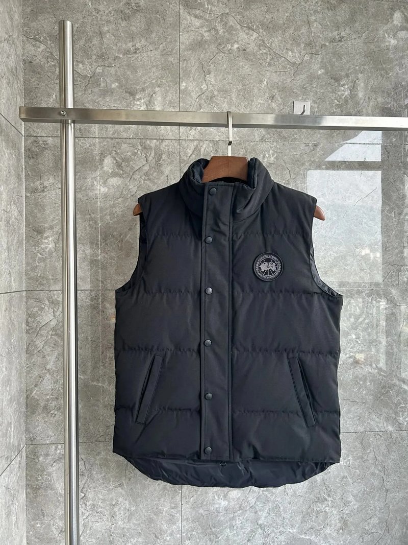Black down vest