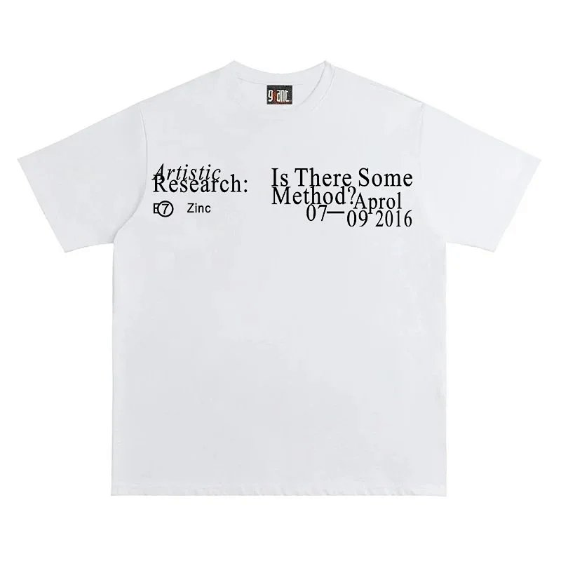 White graphic tee