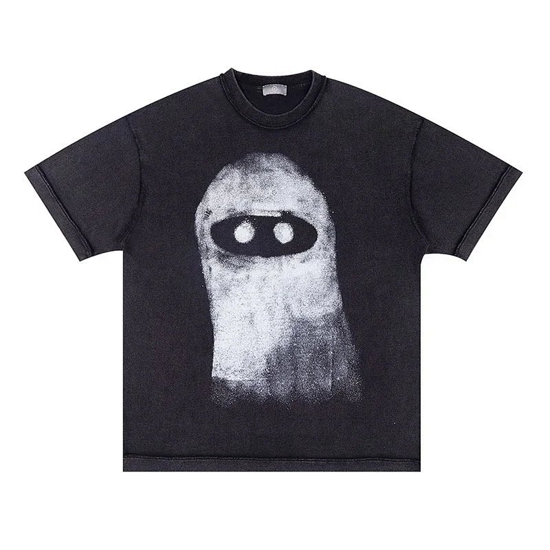 Faded ghost graphic tee