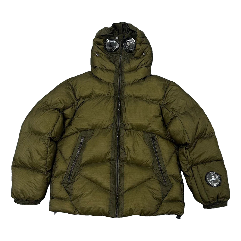 C.P. Company goggle puffer jacket