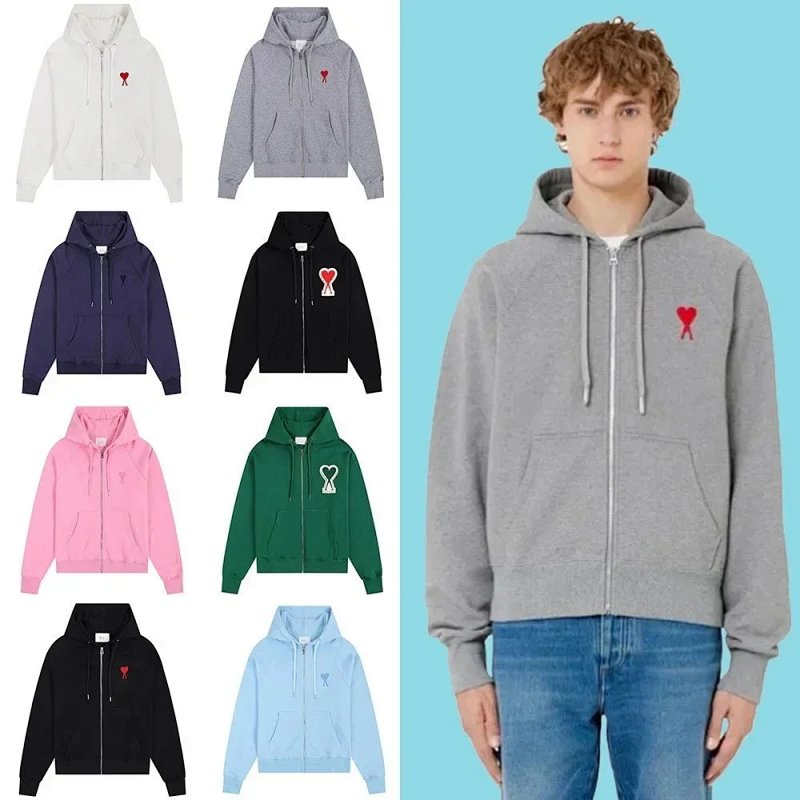 Ami de Coeur zip hoodie
