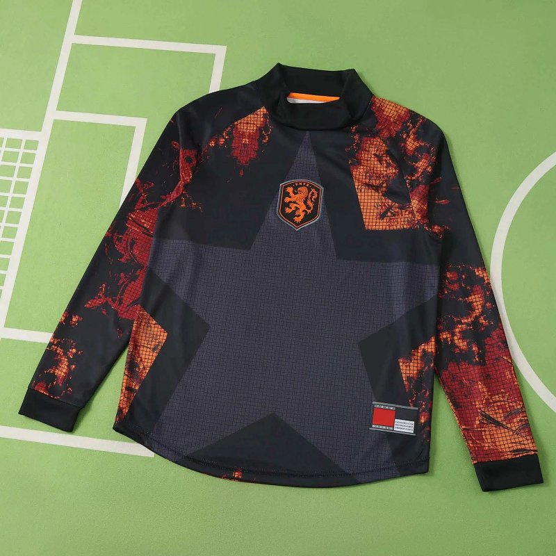 Netherlands goalkeeper long sleeve jersey