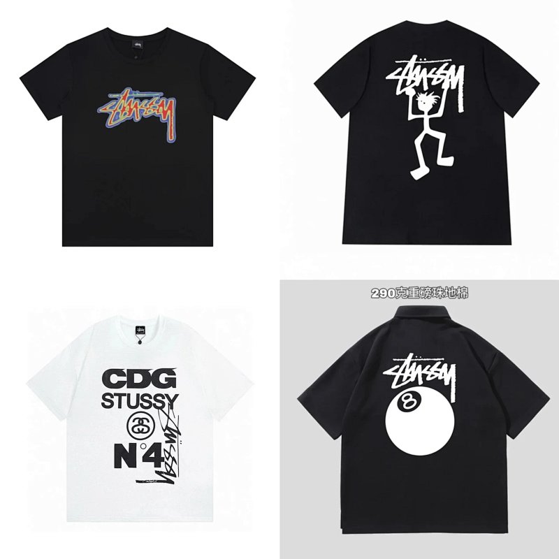 Stussy graphic tees