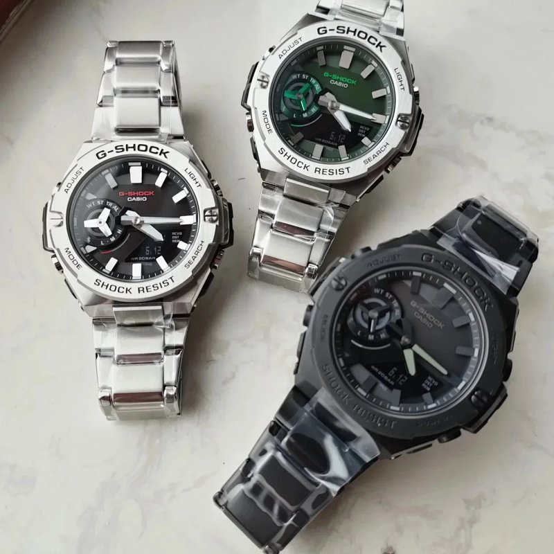 G-Shock steel watches