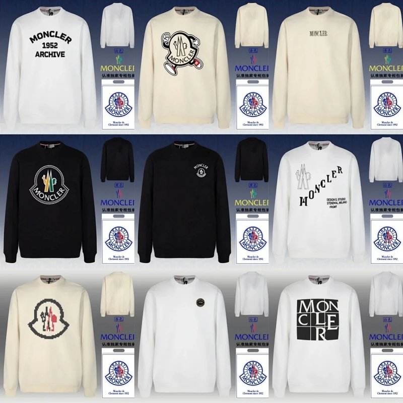 Moncler sweatshirt collection