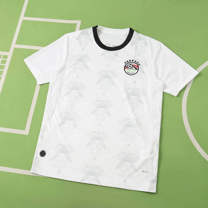 Egypt home white football jersey