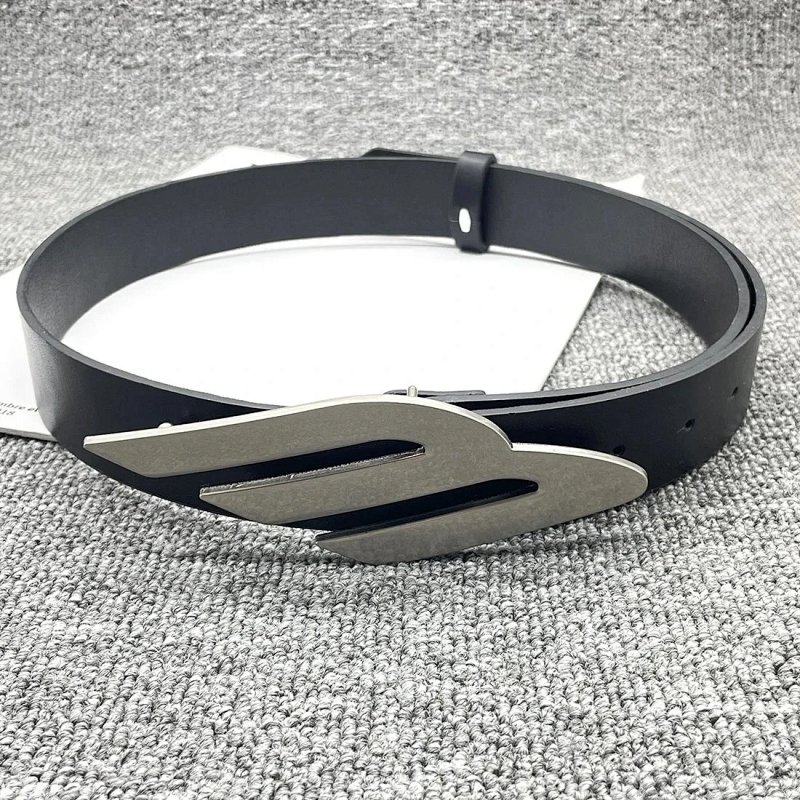 Black belt with silver buckle