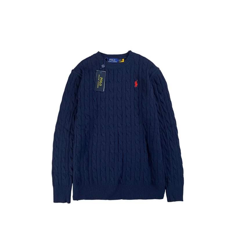 Polo Ralph Lauren navy cable sweater