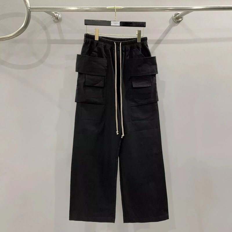 Rick Owens black cargo pants