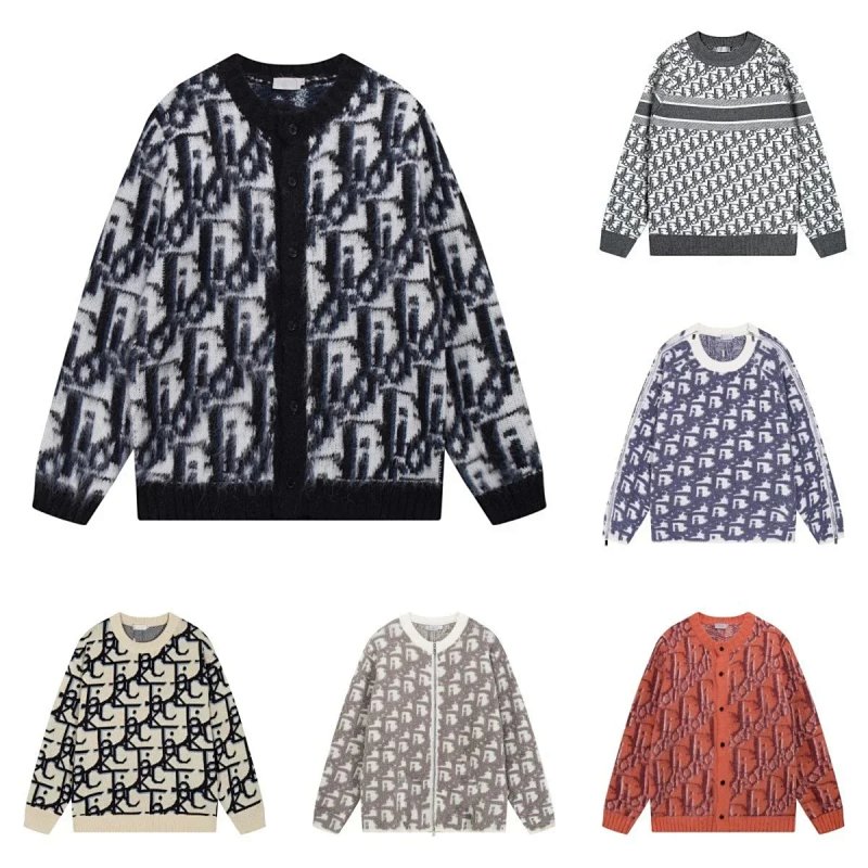Dior Oblique knit sweaters
