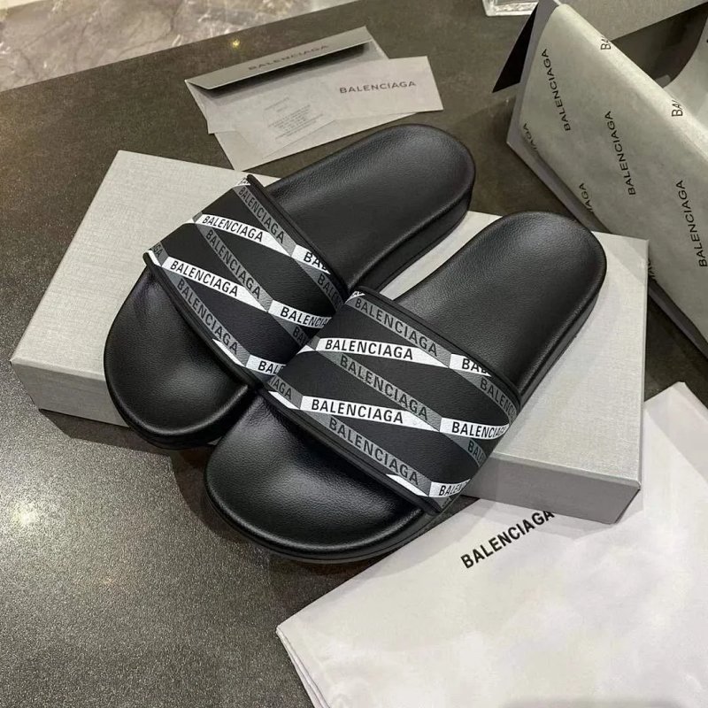 Balenciaga logo slides