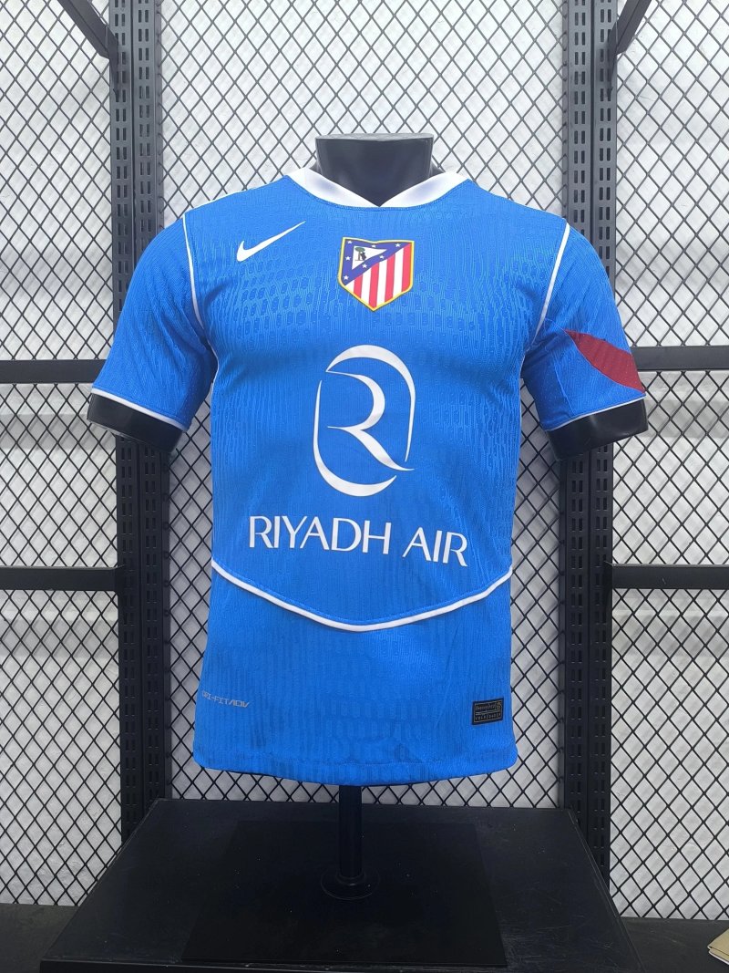 Atletico Madrid second away football jersey