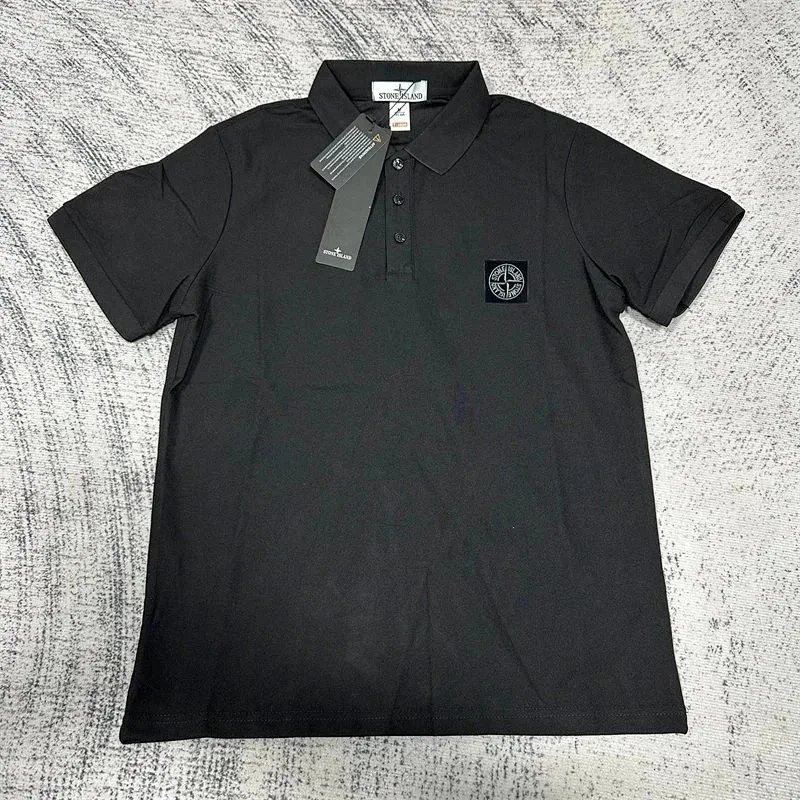 Stone Island black polo