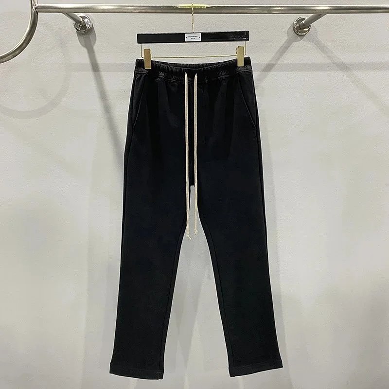 Black drawstring pants