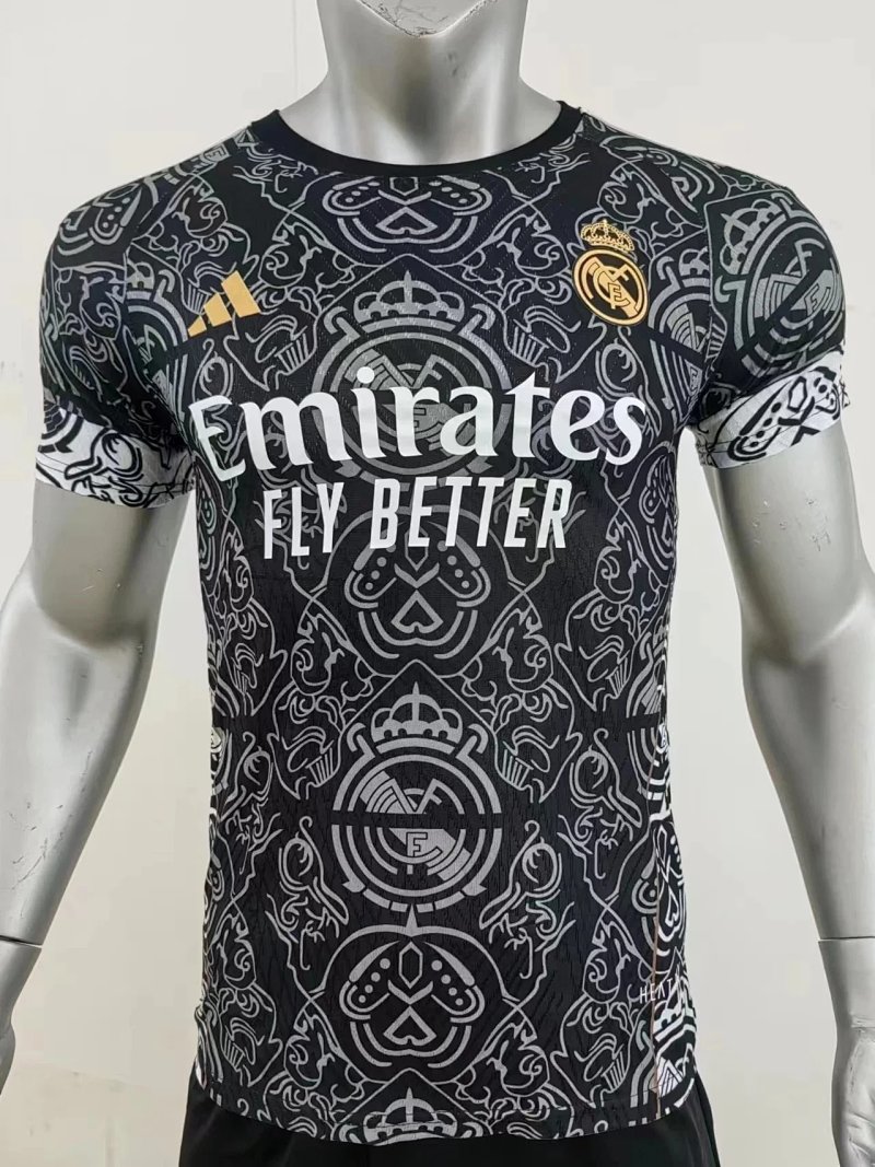 Real Madrid black special edition football jersey