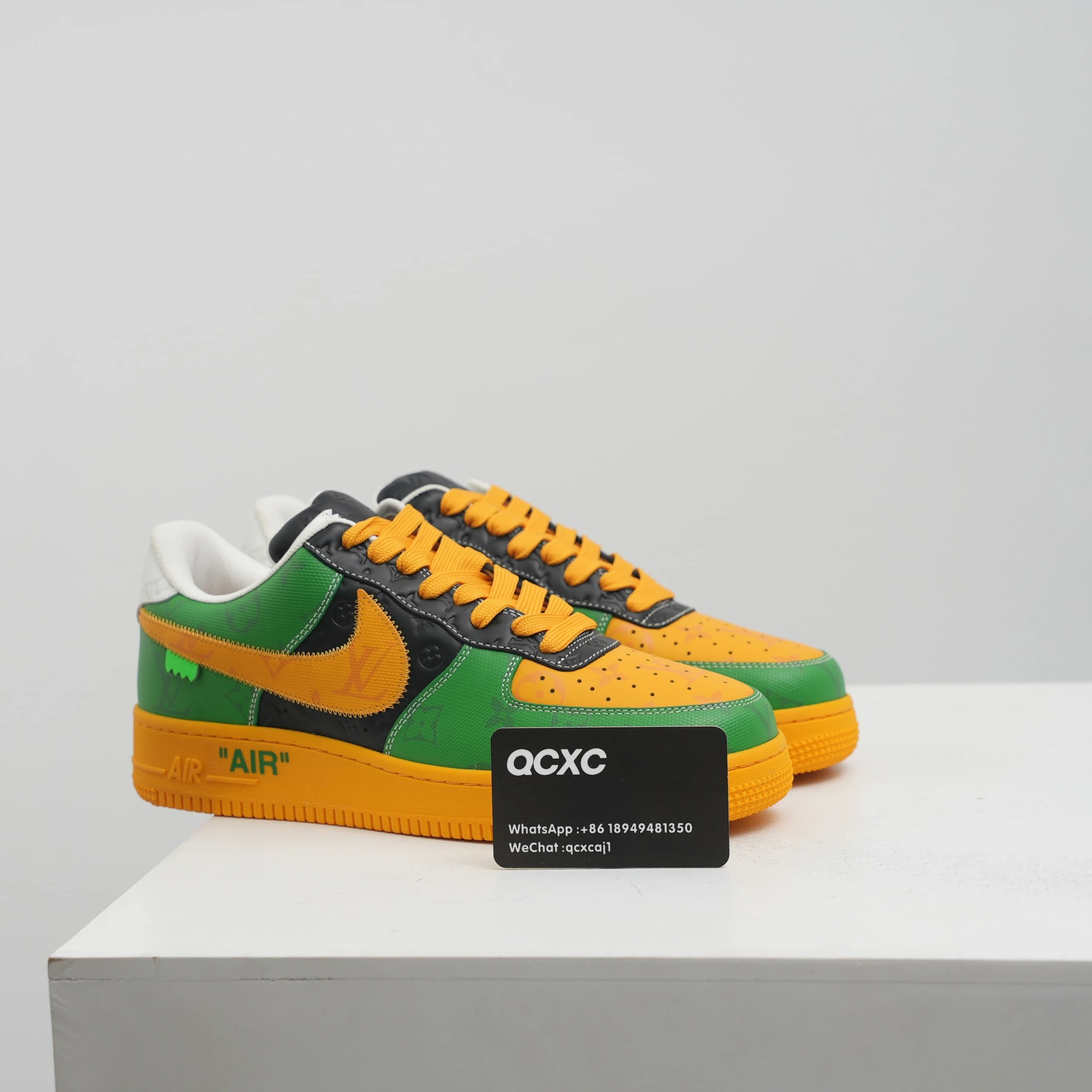 LV Air Force 1 — Yellow green colorway — USFans Spreadsheet photo