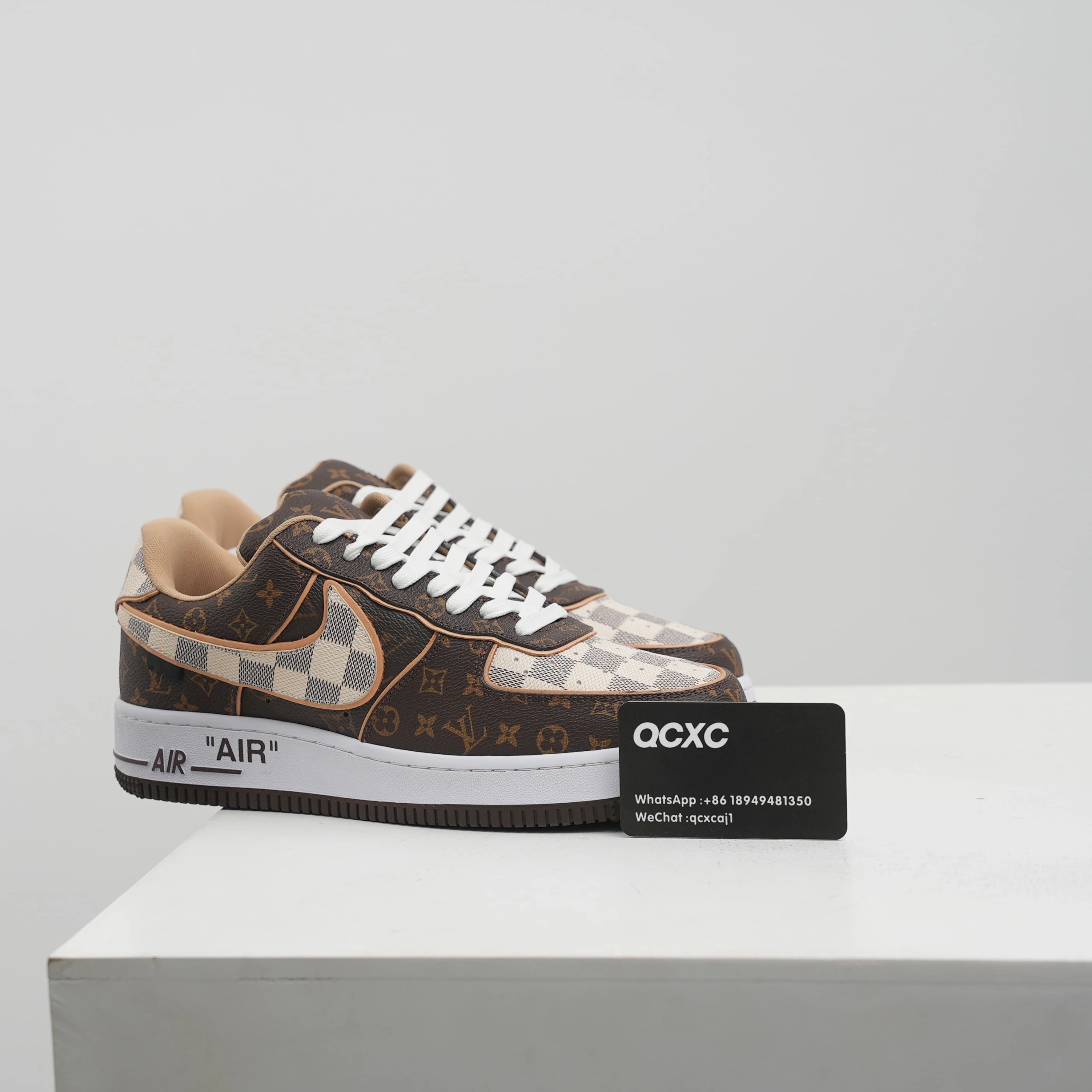 LV Air Force 1 — brown presbyter colorway — USFans Spreadsheet photo