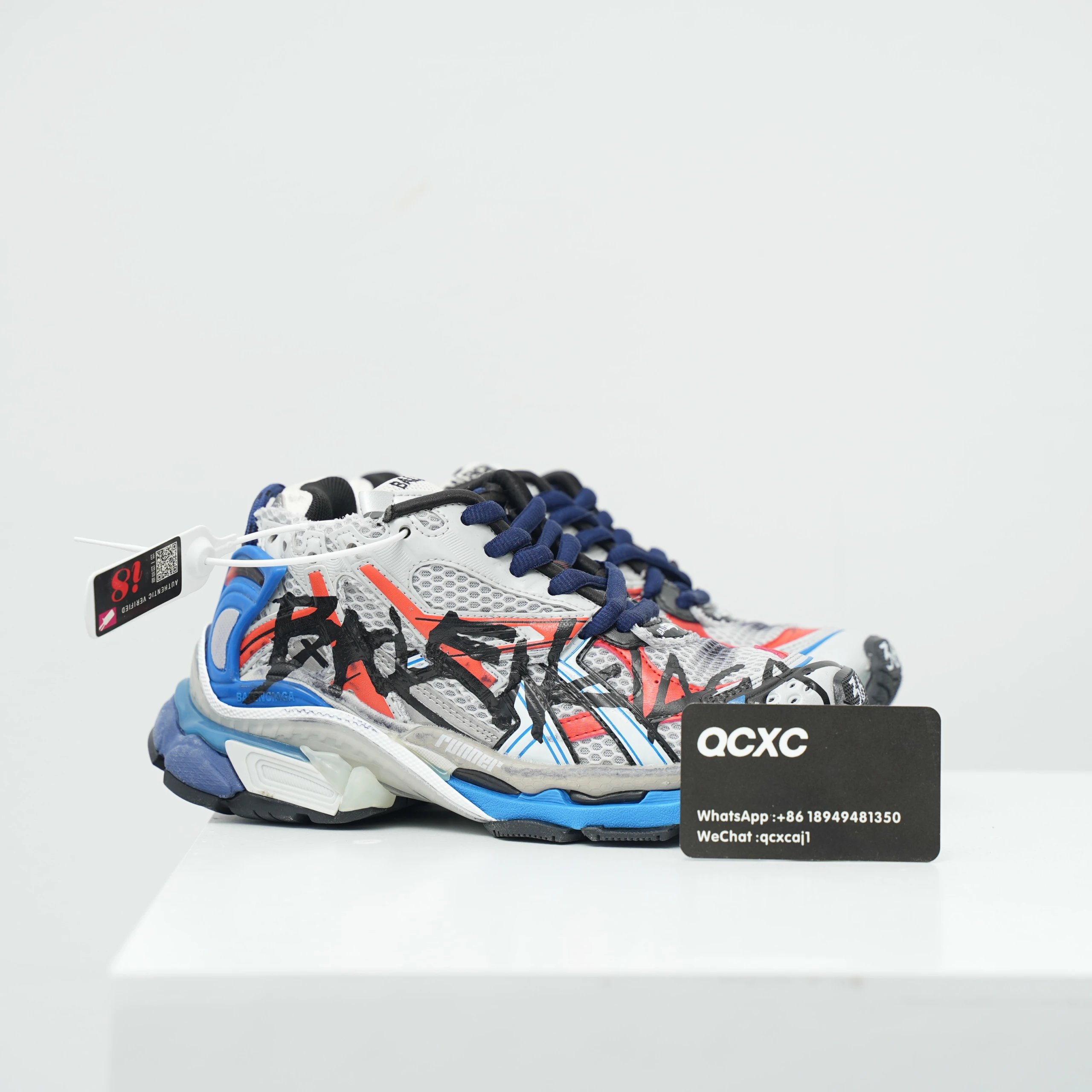 Runner 7.0 Black Blue Red Graffiti