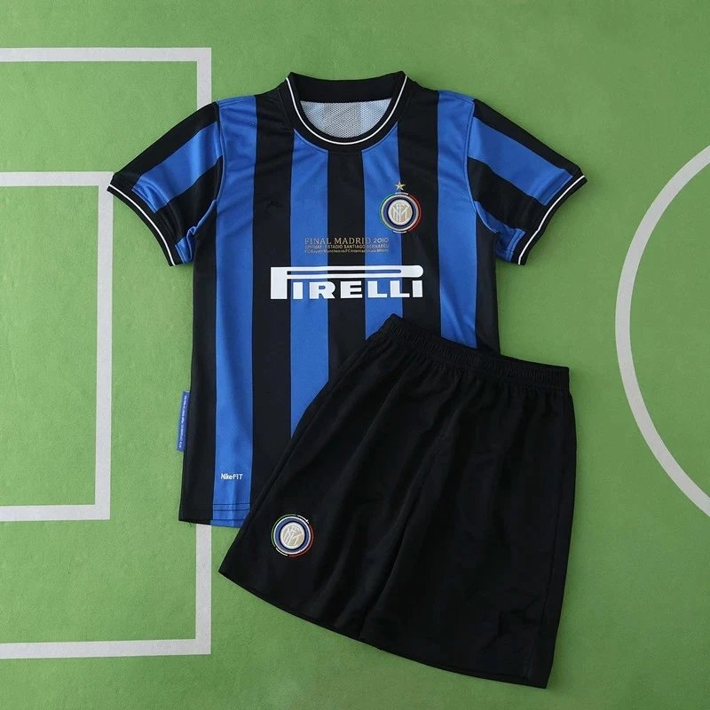 2010 Inter Milan Home Kids Kit (For customization info, please leave a note when placing your order. Messages won't count)