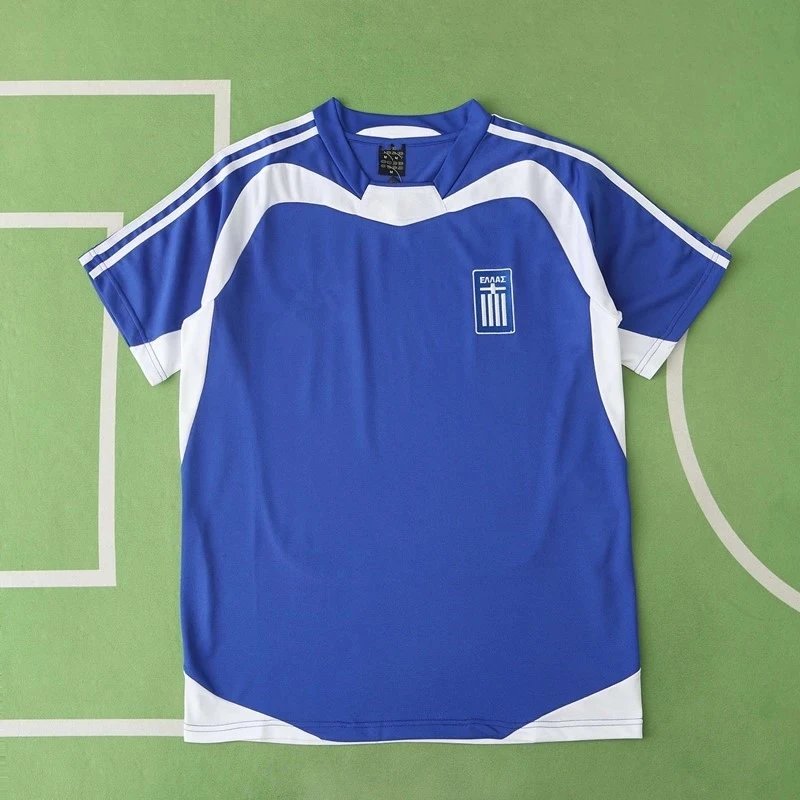 2004 Greece Home Thai Version (Please leave customization notes when ordering; messages will not be considered)