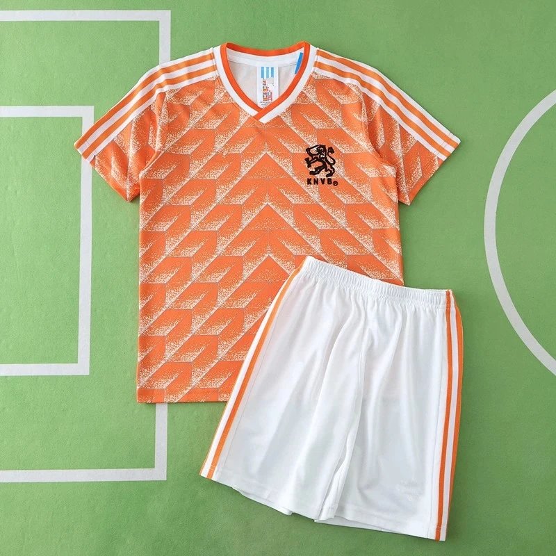 1988 Netherlands Home Kids' Kit (Please note customization info when placing order; messages are not counted)
