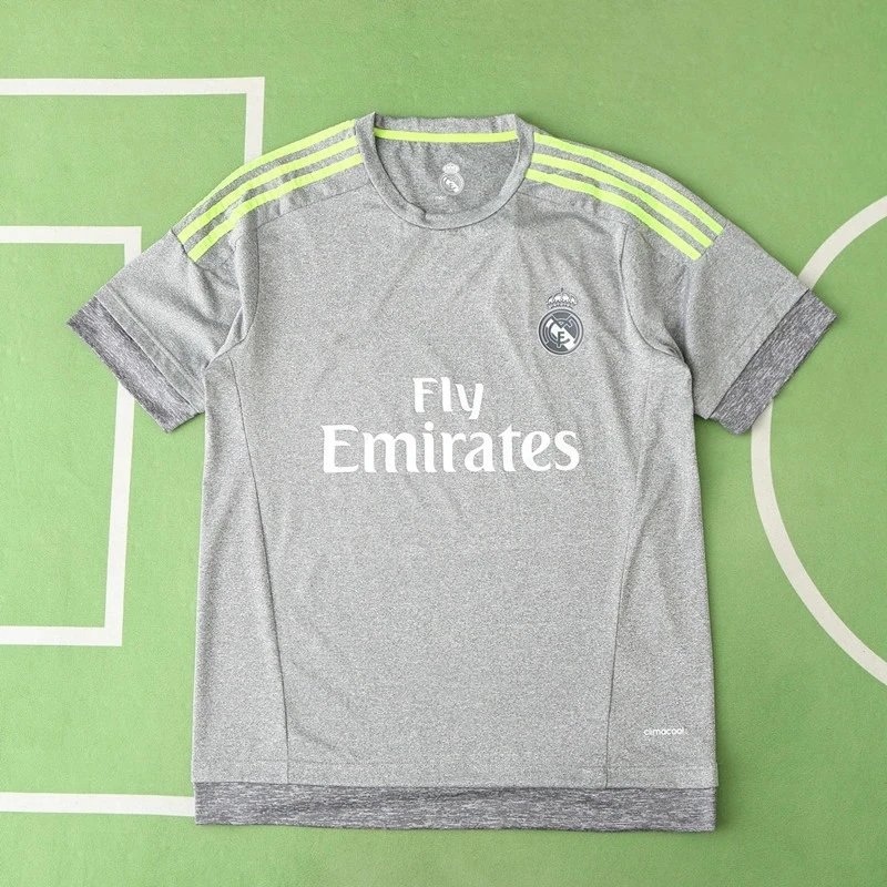 1516 Real Madrid Away Grey Thai Version (Please note customization details in the order, messages are not counted)