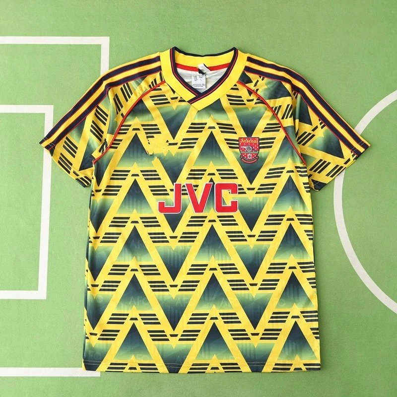 9193 Arsenal Away Yellow Thai Version (Please note customization details in order remarks; messages will not be considered)