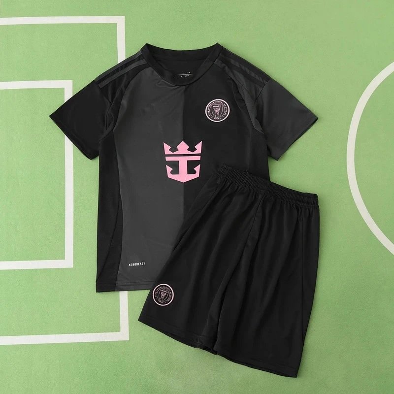 2526 Miami Away Black Kids' Jersey (Please Note Customization Info in Order Remarks, Messages Are Not Counted)