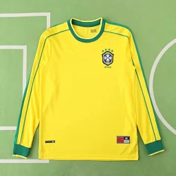thumbnail for 1998 Brazil Home Long Sleeve Thai Edition (Please note when placing an order for customized information, sending messages does not count)