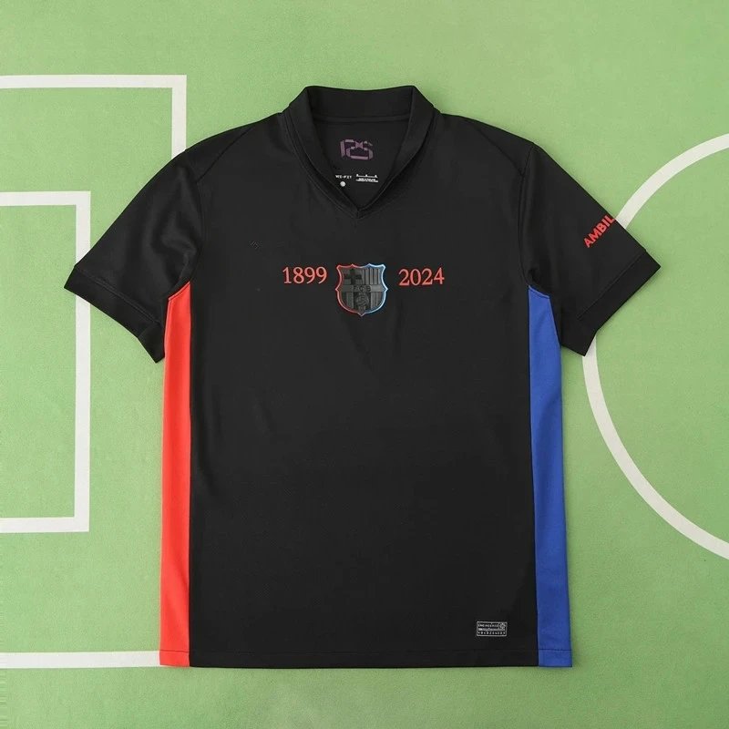 2024-25 Barcelona Away 125th Anniversary Small Text Thai Version (Please specify customization details in order notes; messages not accepted)