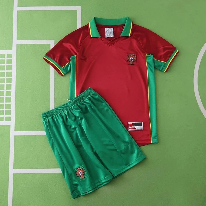 1998 Portugal Home Kids Kit (Please note customization info in order remarks; messages are not accepted)