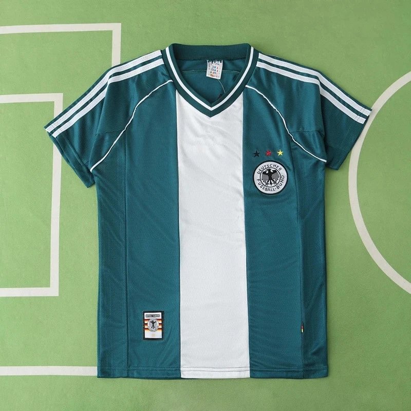1998 Germany Away Green Thai Version (For customization info, please note it when placing the order; messages will not count)
