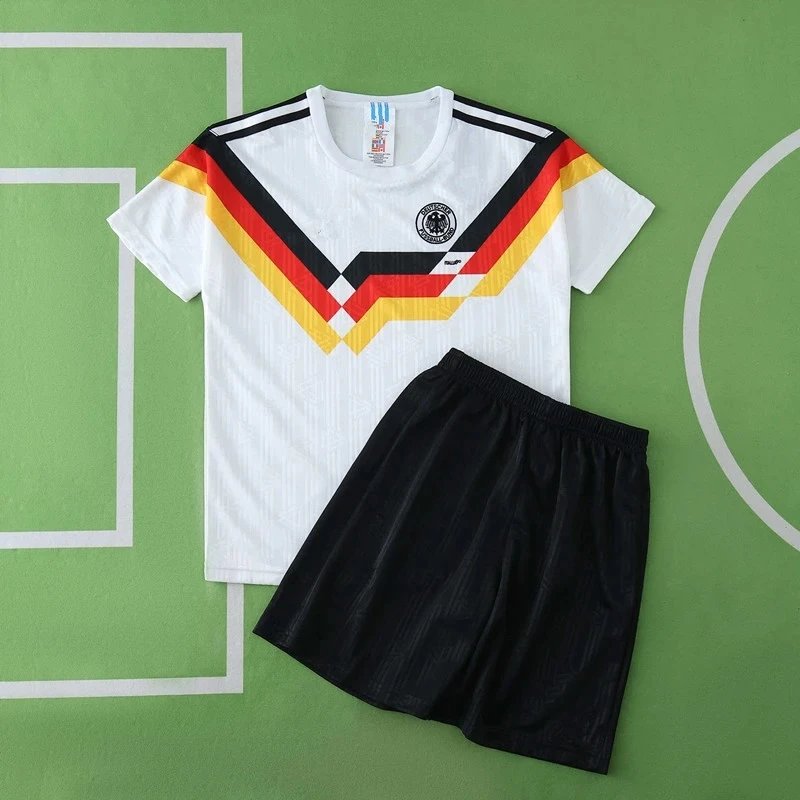 1990 Germany Home Kids' Jersey (Please note customization requests when placing your order; messages will not be accepted)