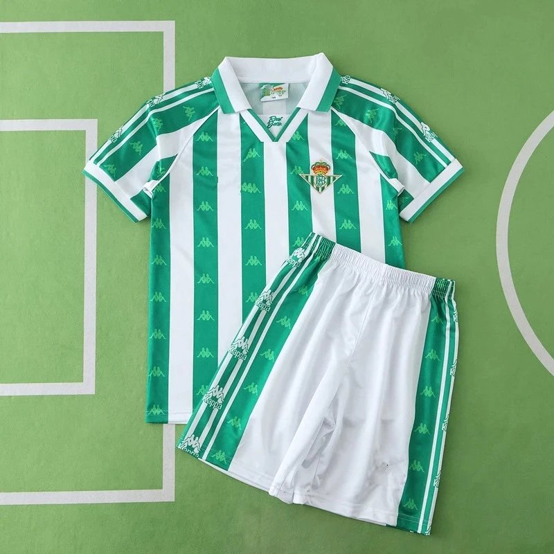 9597 Real Betis Home Kids Kit (Please note customization info when placing order, messages won't count)