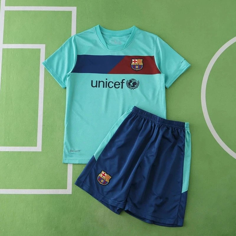 1011 Barcelona Away Sky Blue Kids' Jersey (Please note customization info in order remarks; messages will not count)