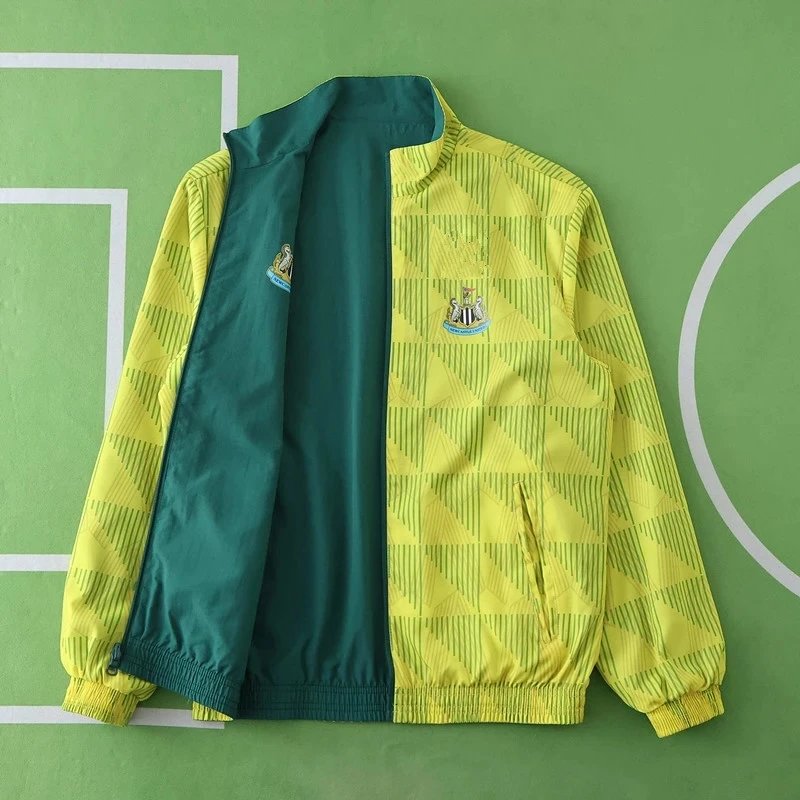 24/25 Newcastle Green/Yellow Reversible Jersey (Please note customization info in order remarks; messages won't count)