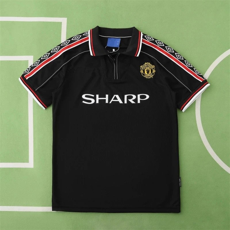 1998 Manchester United away black Thai version (please note customization information when placing the order, messages are not included)