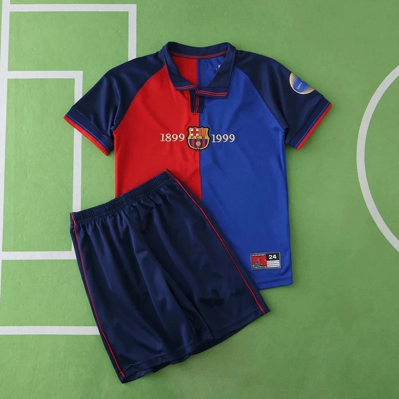 Barcelona Centenary Edition Kids' Apparel (Please note customization details when placing order; messages do not count)