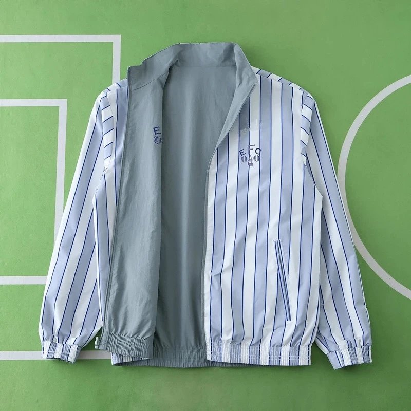8889 Everton Gray Side White Side Reversible Jacket (Please note customization information when placing your order, sending a message does not count.)