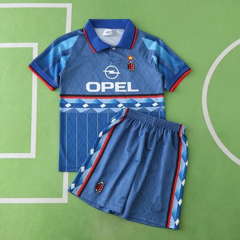 9596AC Away Blue Kids' Jersey (Please note custom information at checkout, messages not accepted)