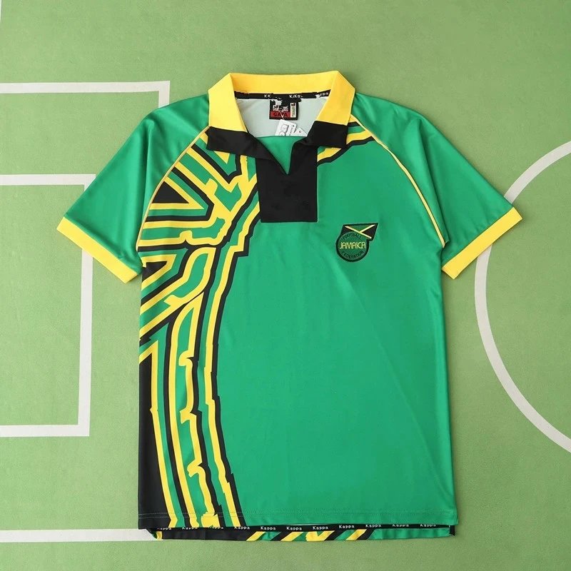 1998 Jamaica Away Green Thai Version (Please note customization info in order remarks, messages are not counted)
