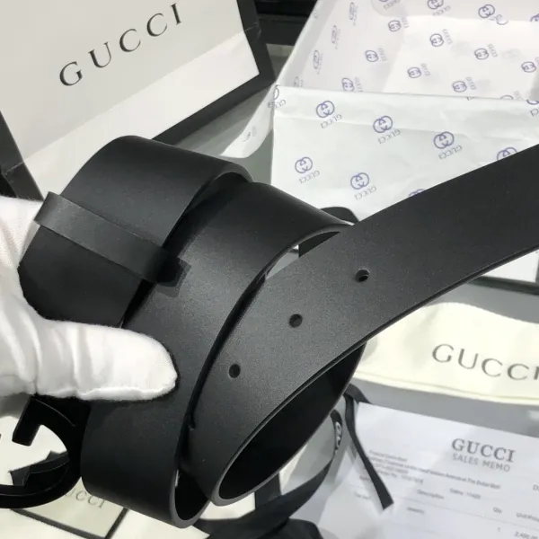 Gucci GG Marmont Leather Belt Black - 5